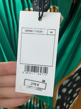 Vestido largo plisado Purificación Garcia