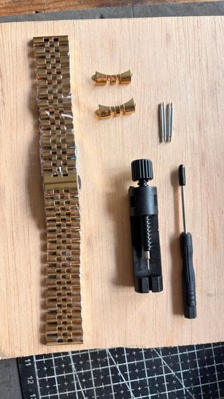 Correa de reloj 20mm oro