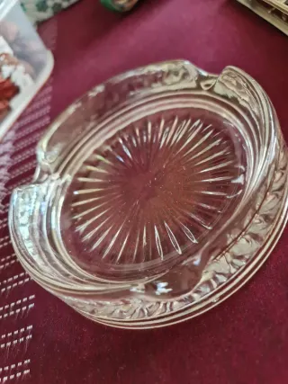 Cenicero Vintage Cristal Tallado