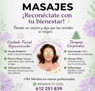 MASAJES Y TRATAMIENTOS NATURALES