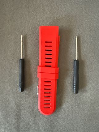 Correas para Garmin Fenix 5X Plus (Negro y Rojo)