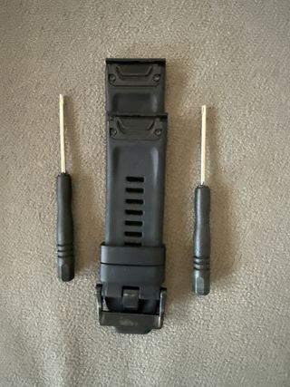 Correas para Garmin Fenix 5X Plus (Negro y Rojo)