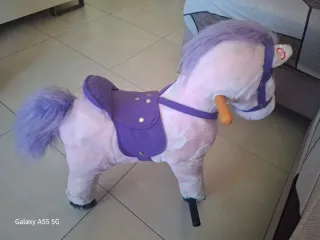 Poni correpasillos rosa y morado