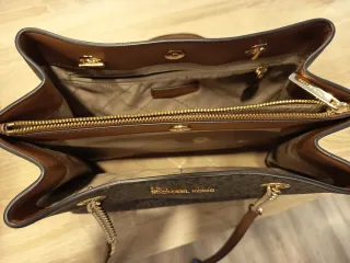 Bolso Michael Kors Marrón y Dorado
