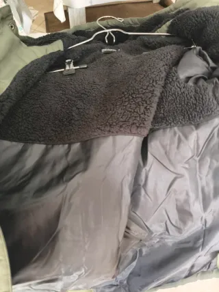 Chaquetón niño verde y negro