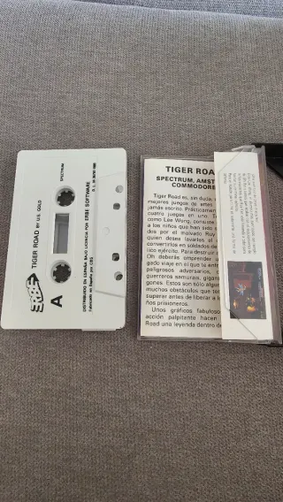 Tiger Road Spectrum Juego Cassette