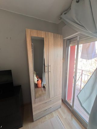 Armario 2 puertas espejo y 2 cajones