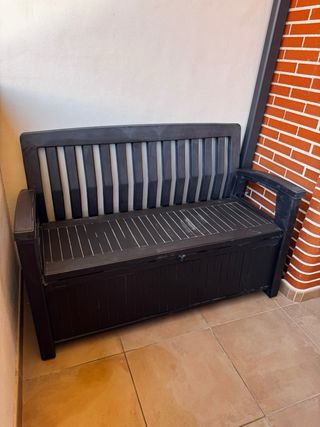 Banco de jardín Keter marron