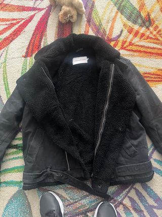 Chaqueta Aviador Calvin Klein Jeans Negra