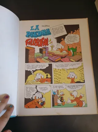 Comic Tío Gilito y la piedra filosofal