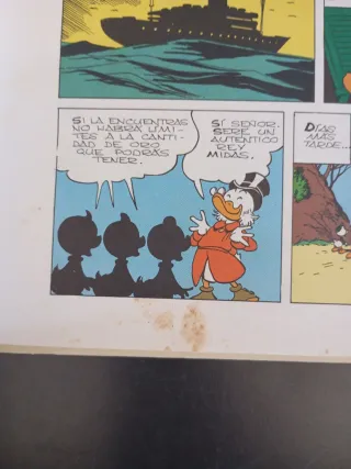 Comic Tío Gilito y la piedra filosofal