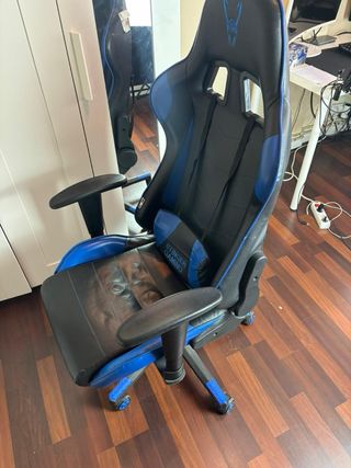 Silla Gamer Ergonómica Stinger Gaming Azul