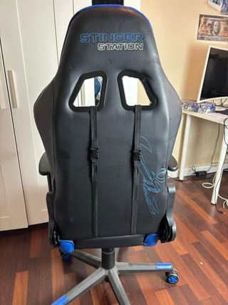 Silla Gamer Ergonómica Stinger Gaming Azul