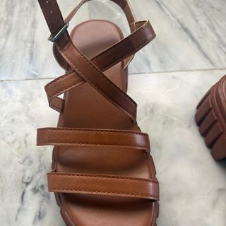 Sandalias Marrones Plataforma