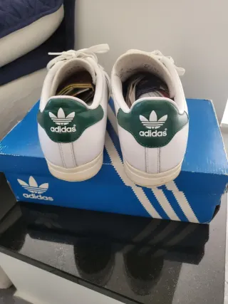 Scarpe Adidas Uomo 45.5 Bianco/Verde