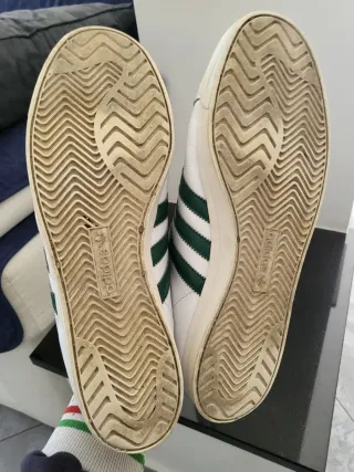 Scarpe Adidas Uomo 45.5 Bianco/Verde