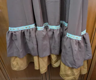 Traje de Flamenca Marrón Talla Única