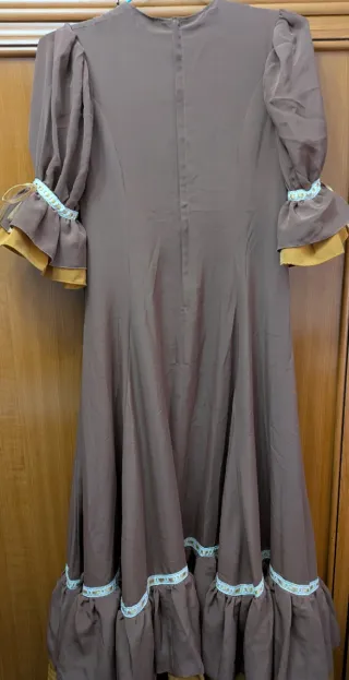 Traje de Flamenca Marrón Talla Única