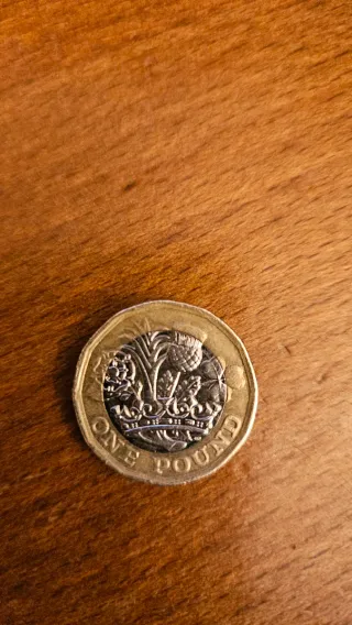 Moneda Libra Inglesa One Pound 2018