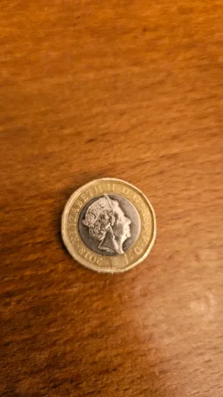 Moneda Libra Inglesa One Pound 2018