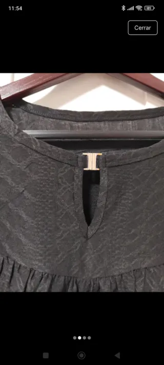 Blusa gris manga larga talla XXL