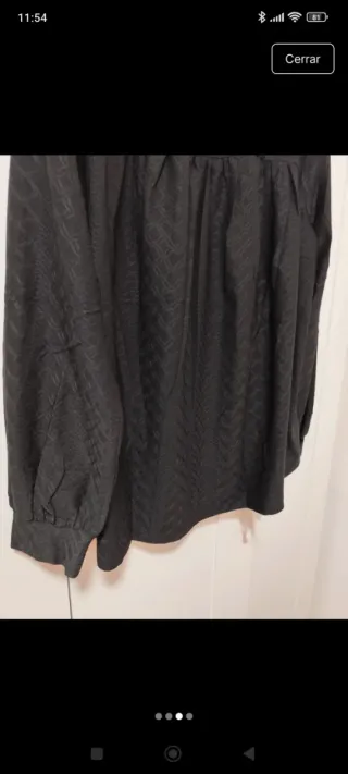 Blusa gris manga larga talla XXL