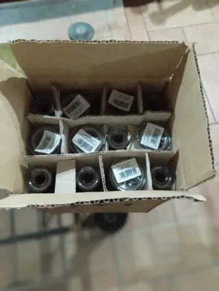 12 Bottigliette di Vetro