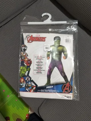 Costume Carnevale Hulk Avengers Tg. 6-8