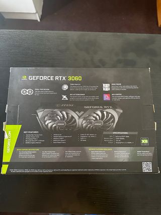 MSI GeForce RTX 3060 VENTUS 2X 12GB OC EDITION