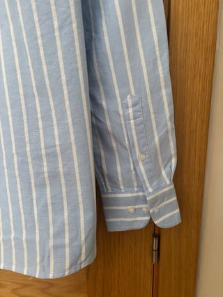 Camisa Álvaro Moreno Rayas Azul Hombre Talla 41