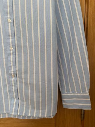 Camisa Álvaro Moreno Rayas Azul Hombre Talla 41