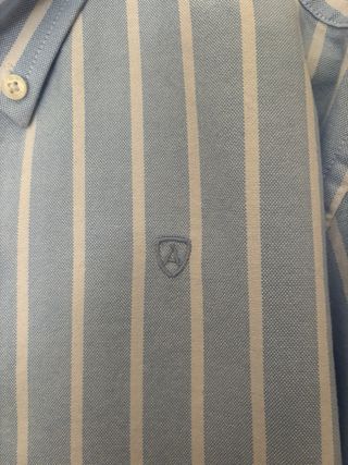 Camisa Álvaro Moreno Rayas Azul Hombre Talla 41