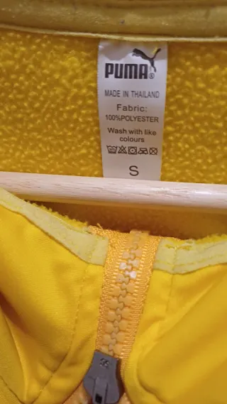 Conjunto chándal Puma hombre amarillo y negro