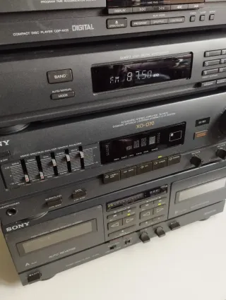 Sistema Hifi Sony Nero