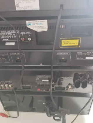 Sistema Hifi Sony Nero