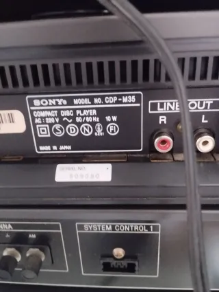 Sistema Hifi Sony Nero