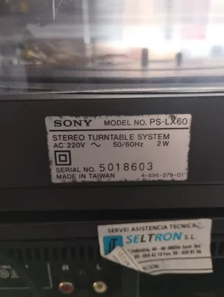 Sistema Hifi Sony Nero