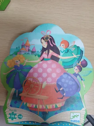 3 Puzzles Djeco diferentes dificultades