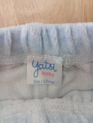 Conjunto chándal bebé rayas azul y blanco