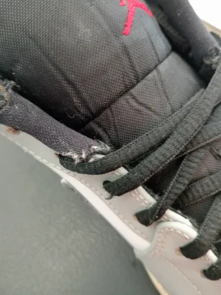 Zapatillas Jordan 1 Low Gris Blanco