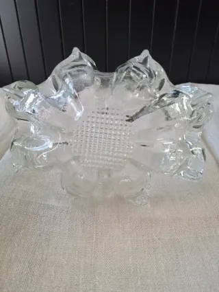 Cestino Vetro Murano Vintage Anni '30/'40