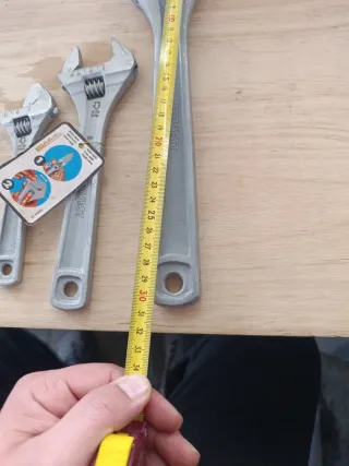 Juego 3 Llaves Inglesas Ajustables Servest