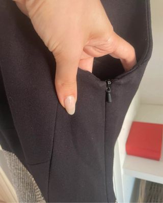 Vestido Karen Millen Negro y Gris