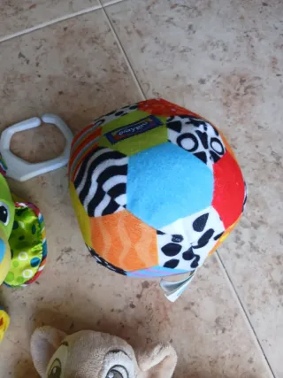 Lote Peluche Sonajero bebé