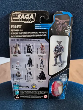 Blíster vacío Hem Dazon + Figura Holográfica.