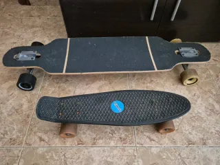 2 Monopatines (Longboard y Penny)