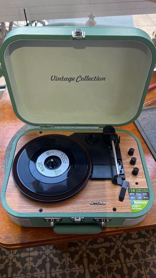 Giradischi Vintage Verde