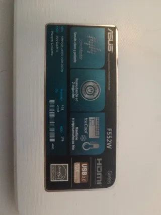 Portátil ASUS F552W