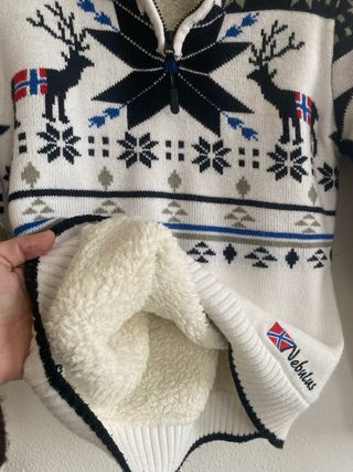 Jersey Nórdico Vintage Talla M. térmico