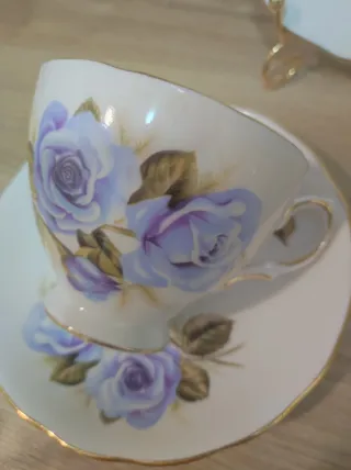 Trio Porcelana Inglesa Crown Royal